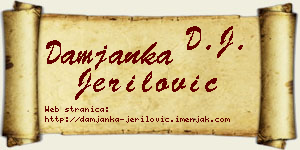 Damjanka Jerilović vizit kartica